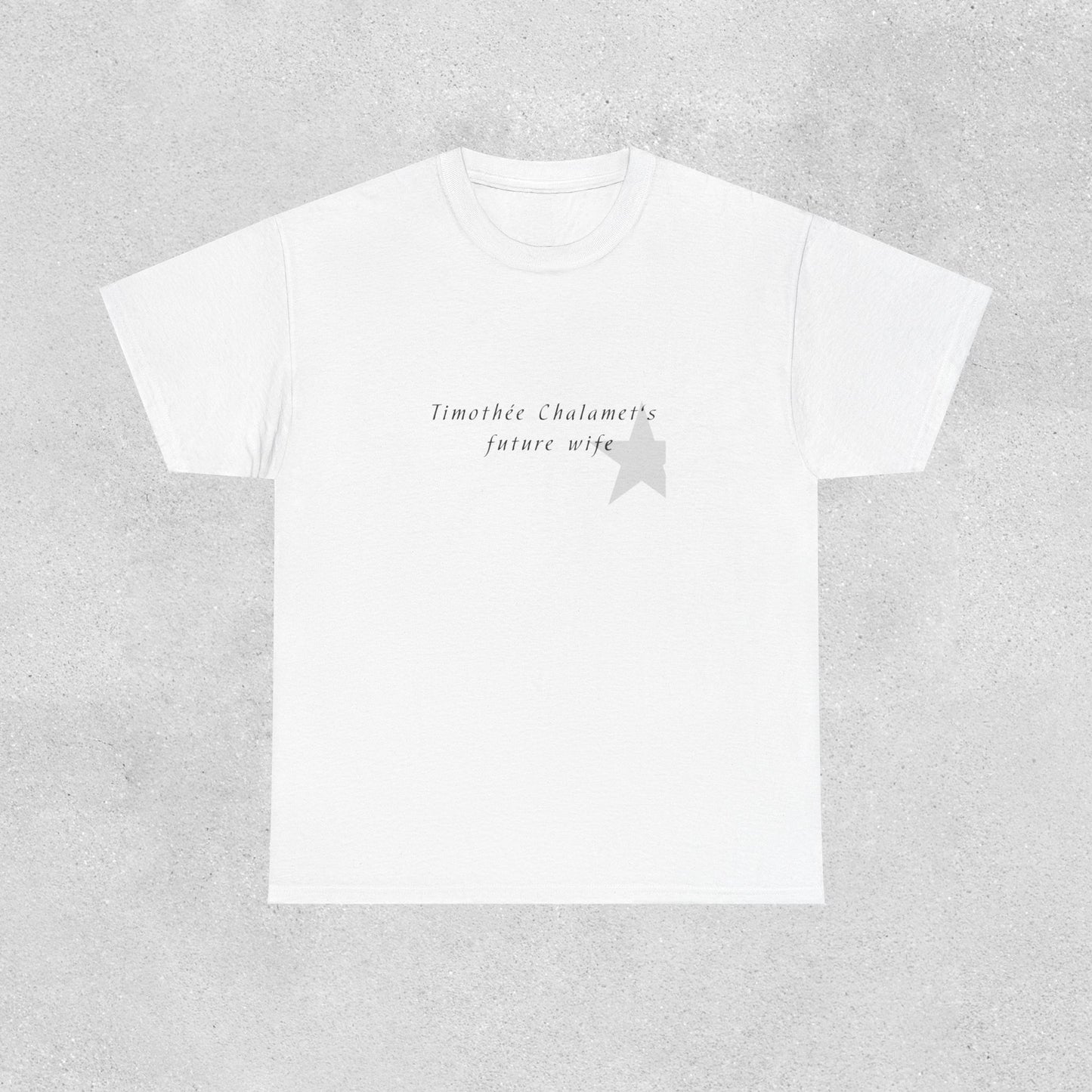 Timothée Chalamet Unisex T-Shirt | Heavy Cotton Street Wear